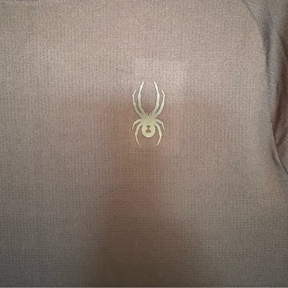 Spyder Black Short Sleeve Polo Shirt Men's Size L - Picture 2 of 5